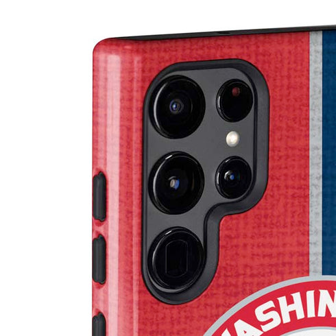 NBA Washington Wizards Canvas Split Galaxy S22 Ultra Pro Case