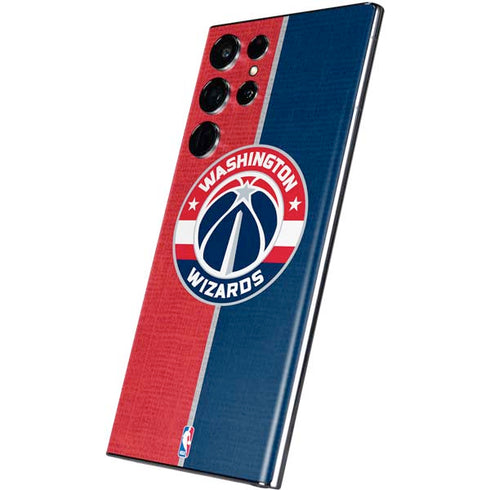 NBA Washington Wizards Canvas Split Galaxy S22 Ultra Skin