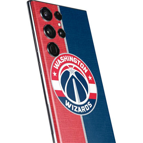 NBA Washington Wizards Canvas Split Galaxy S22 Ultra Skin