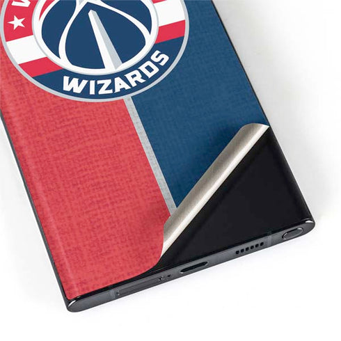NBA Washington Wizards Canvas Split Galaxy S22 Ultra Skin