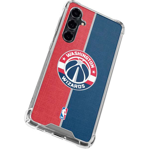 NBA Washington Wizards Canvas Split Galaxy S23 FE Clear Case