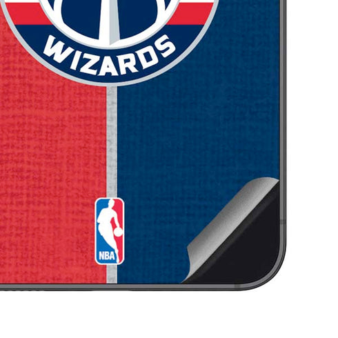 NBA Washington Wizards Canvas Split Galaxy S23 FE Skin