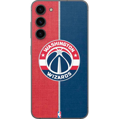 NBA Washington Wizards Canvas Split Galaxy S23 Plus Skin