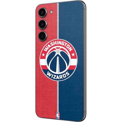 NBA Washington Wizards Canvas Split Galaxy S23 Plus Skin