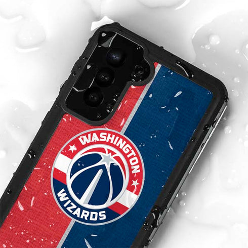NBA Washington Wizards Canvas Split Galaxy S23 Plus Waterproof Case