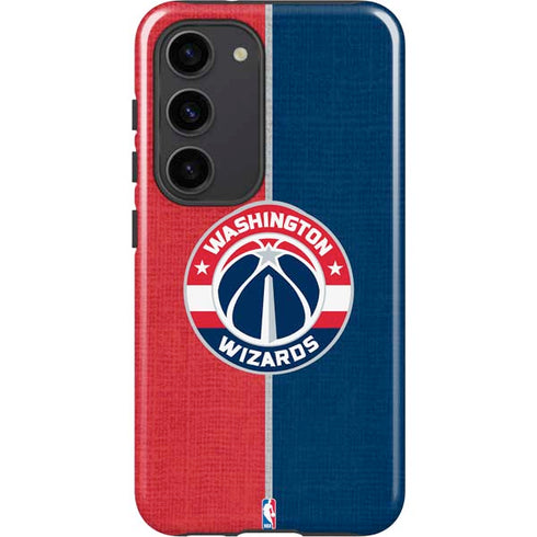 NBA Washington Wizards Canvas Split Galaxy S23 Pro Case