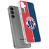 NBA Washington Wizards Canvas Split Galaxy S24 Plus Clear Case