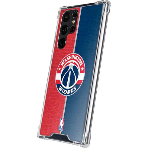 NBA Washington Wizards Canvas Split Galaxy S24 Ultra Clear Case