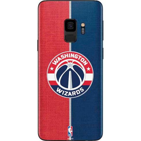 NBA Washington Wizards Canvas Split Galaxy S9 Skin