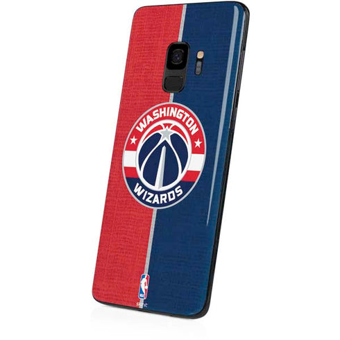 NBA Washington Wizards Canvas Split Galaxy S9 Skin