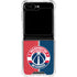 NBA Washington Wizards Canvas Split Galaxy Z Flip5 5G Clear Case