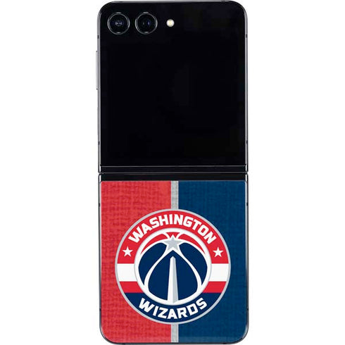 NBA Washington Wizards Canvas Split Galaxy Z Flip5 5G Skin