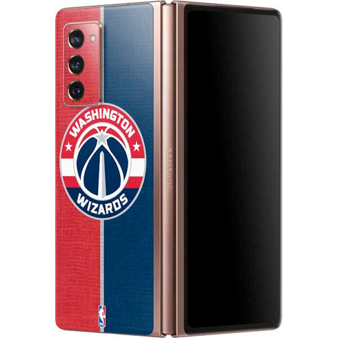 NBA Washington Wizards Canvas Split Galaxy Z Fold2 5G Skin