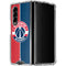 NBA Washington Wizards Canvas Split Galaxy Z Fold4 5G Clear Case