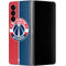 NBA Washington Wizards Canvas Split Galaxy Z Fold4 5G Skin