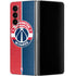 NBA Washington Wizards Canvas Split Galaxy Z Fold4 5G Skin
