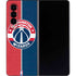NBA Washington Wizards Canvas Split Galaxy Z Fold4 5G Skin