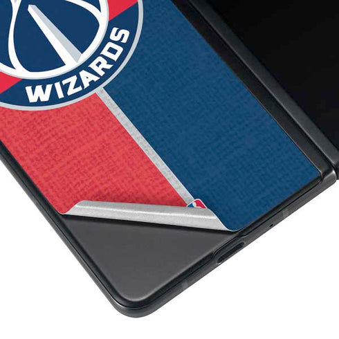 NBA Washington Wizards Canvas Split Galaxy Z Fold4 5G Skin
