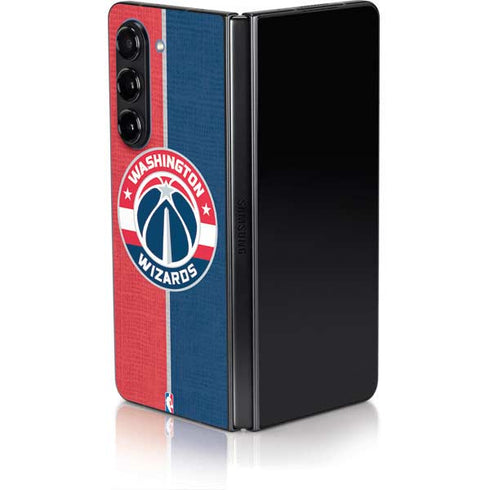 NBA Washington Wizards Canvas Split Galaxy Z Fold5 5G Skin