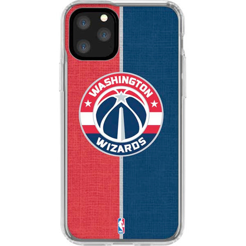NBA Washington Wizards Canvas Split iPhone 11 Pro Clear Case
