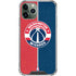 NBA Washington Wizards Canvas Split iPhone 11 Pro Max Clear Case
