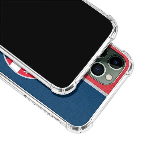 NBA Washington Wizards Canvas Split iPhone 11 Pro Max Clear Case