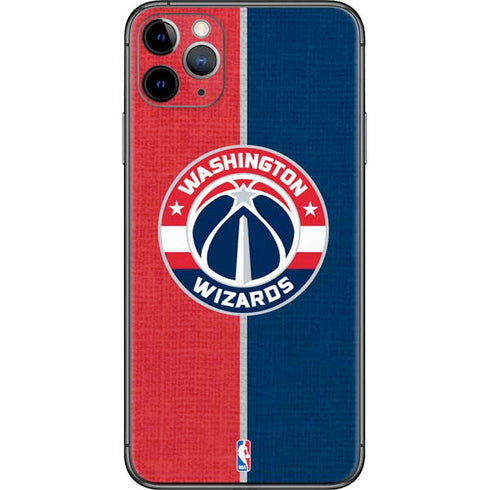 NBA Washington Wizards Canvas Split iPhone 11 Pro Max Skin
