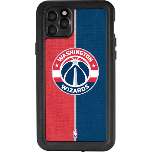 NBA Washington Wizards Canvas Split iPhone 11 Pro Max Waterproof Case