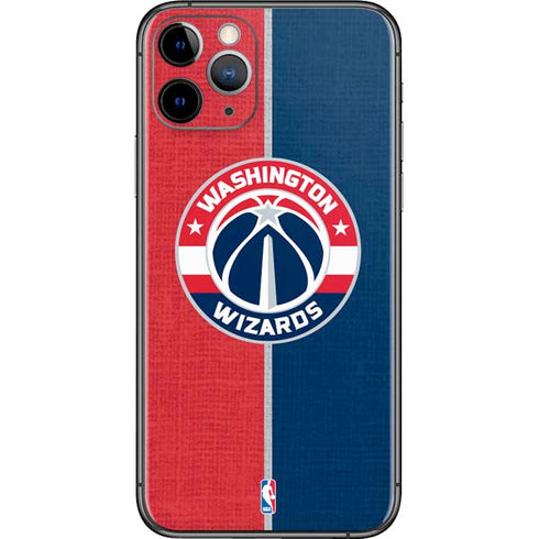NBA Washington Wizards Canvas Split iPhone 11 Pro Skin