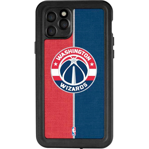 NBA Washington Wizards Canvas Split iPhone 11 Pro Waterproof Case