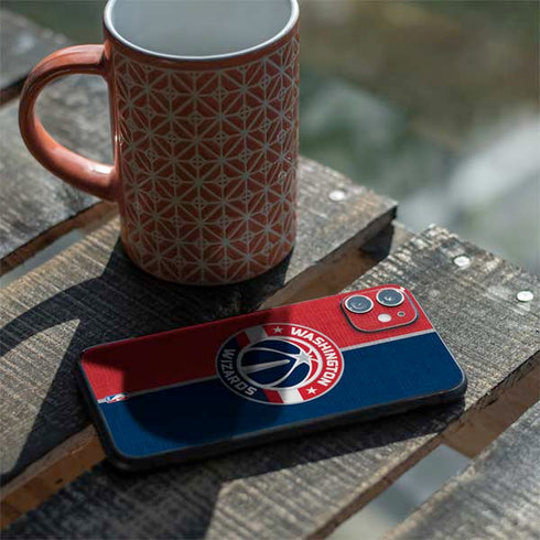 NBA Washington Wizards Canvas Split iPhone 11 Skin
