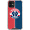 NBA Washington Wizards Canvas Split iPhone 12 Mini Clear Case