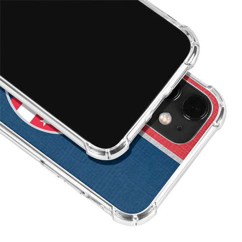 NBA Washington Wizards Canvas Split iPhone 12 Mini Clear Case