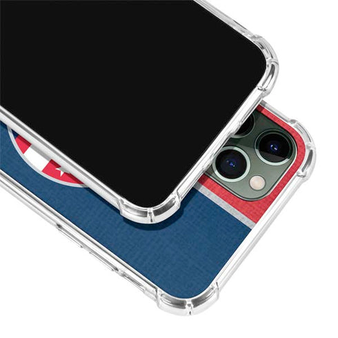 NBA Washington Wizards Canvas Split iPhone 12 Pro Clear Case