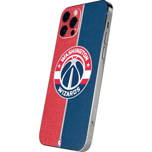 NBA Washington Wizards Canvas Split iPhone 12 Pro Skin