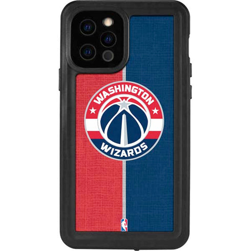 NBA Washington Wizards Canvas Split iPhone 12 Pro Waterproof Case