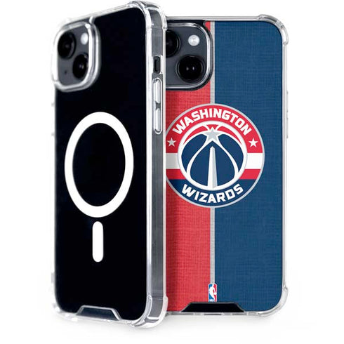 NBA Washington Wizards Canvas Split iPhone 13 MagSafe Case