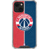 NBA Washington Wizards Canvas Split iPhone 13 Mini Clear Case