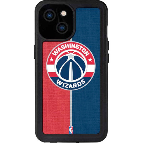 NBA Washington Wizards Canvas Split iPhone 13 Mini Waterproof Case