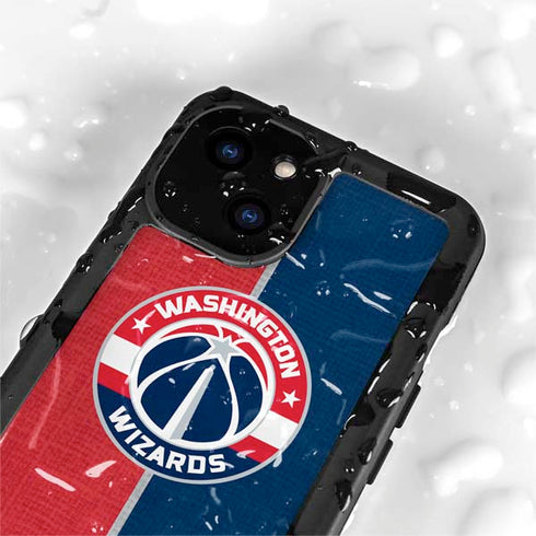 NBA Washington Wizards Canvas Split iPhone 13 Mini Waterproof Case