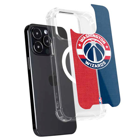 NBA Washington Wizards Canvas Split iPhone 13 Pro MagSafe Case