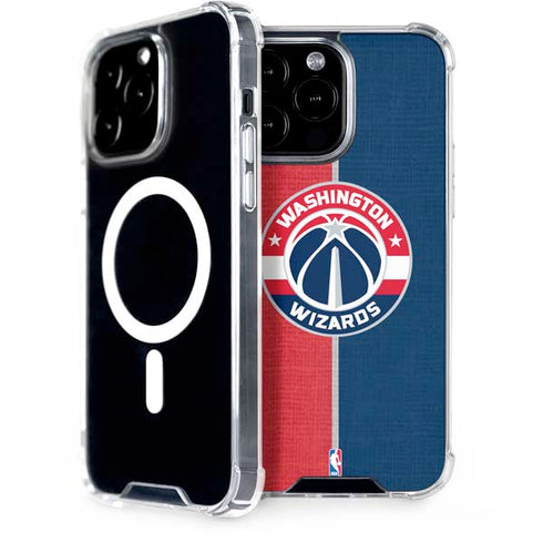 NBA Washington Wizards Canvas Split iPhone 13 Pro Max MagSafe Case