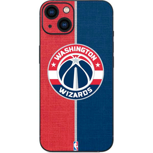 NBA Washington Wizards Canvas Split iPhone 13 Skin