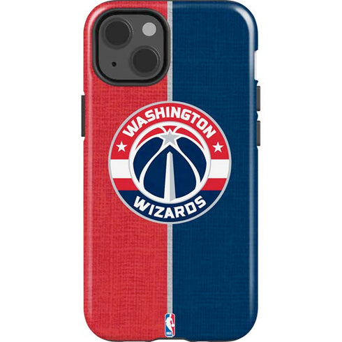 NBA Washington Wizards Canvas Split iPhone 15 Impact Case