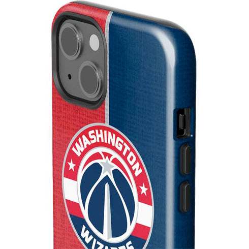 NBA Washington Wizards Canvas Split iPhone 15 Impact Case