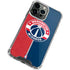 NBA Washington Wizards Canvas Split iPhone 15 Pro Clear Case