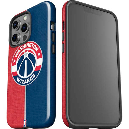 NBA Washington Wizards Canvas Split iPhone 15 Pro Impact Case