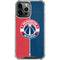 NBA Washington Wizards Canvas Split iPhone 14 Pro Max Clear Case