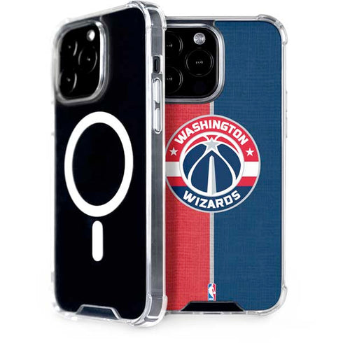 NBA Washington Wizards Canvas Split iPhone 15 Pro Max MagSafe Case