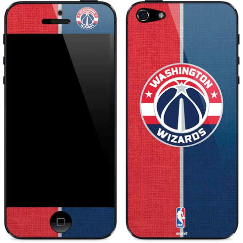 NBA Washington Wizards Canvas Split iPhone 5/5s/5SE Skin